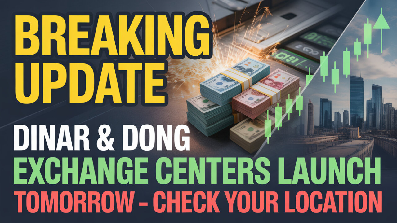 Breaking - Iraqi Dinar & Dong Exchange Centers Launch Tomorrow – Check Your Location Now! 💥IQD News!