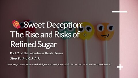 Sweet Deception: The Rise and Risks of Refined Sugar