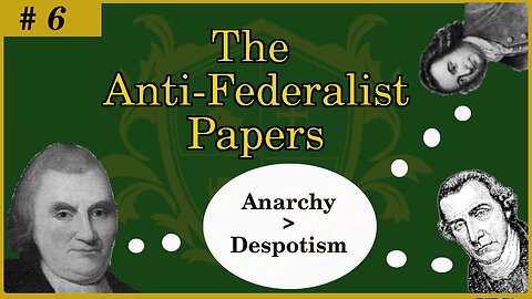 🟢 We Prefer Anarchy before Despotism; the US Constitution WILL bring despotism; STOP! 🟢