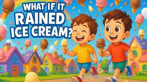What If It Rained ICE CREAM?!" 🍦 A Kids Song That’s Too Sweet to Miss