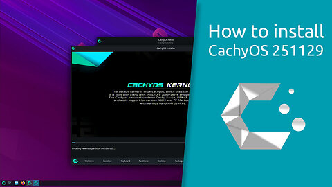 How to install CachyOS 251129