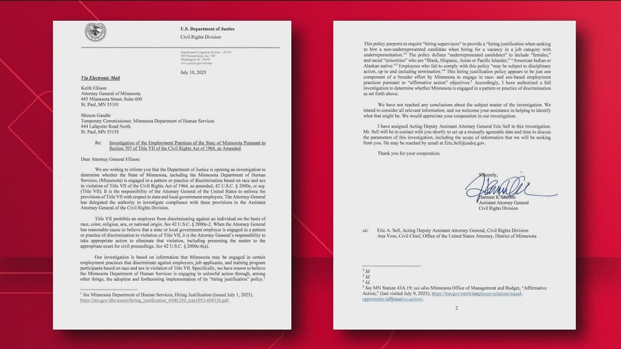 Minnesota DHS Policy Investigated for Civil Rights Violations