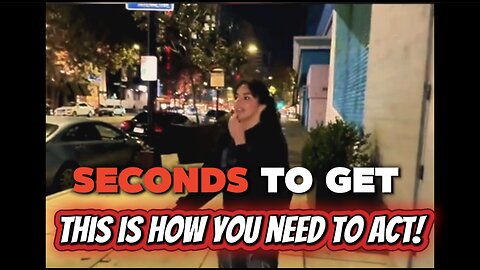 Womens Self Defense Tip - DO THIS! - "YOU HAVE 3 SECONDS TO GET AWAY"