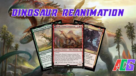 Dinosaur Reanimation | Magic the Gathering Arena | Tarkir Dragonstorm | Pioneer Gameplay