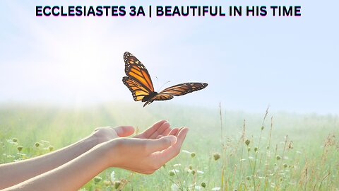 Ecclesiastes 3A | Beautiful In His Time