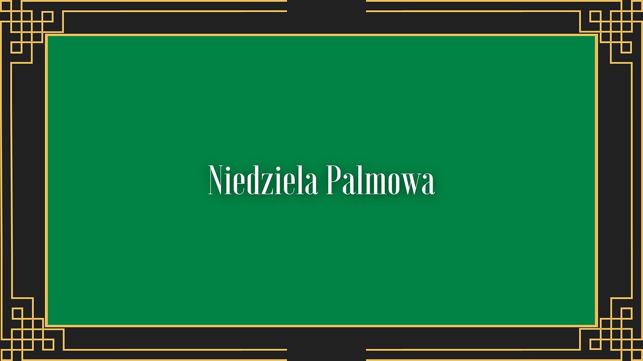 Niedziela Palmowa