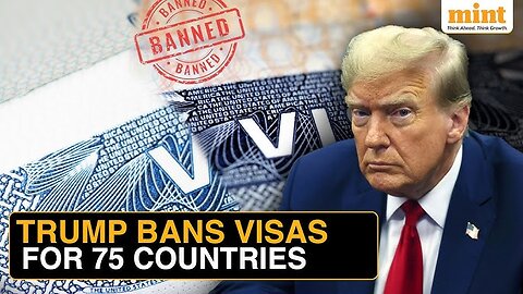 🚨 Trump Bans visas from over 75 countries EXCEPT INDIA 🇮🇳