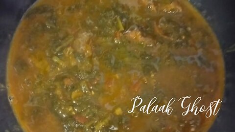 HOW TO MAKE PALAK GHOST | SPINACH WITH MEAT RECIPE | PALAK GHOST RECIPE IN HINDI | FOOD COURT