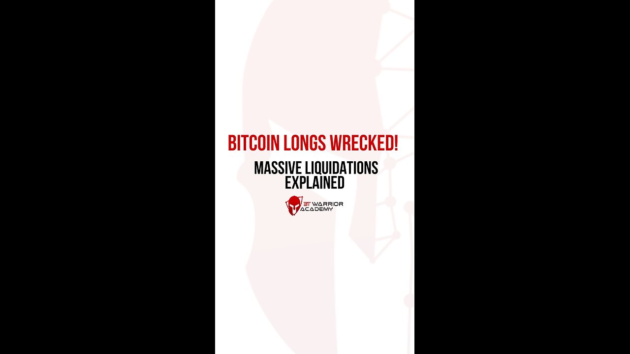 Bitcoin Longs Wrecked! Massive Liquidations Explained