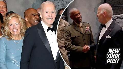 Former President Joe Biden and Jill attend the opening night of Broadway's 'Othello'