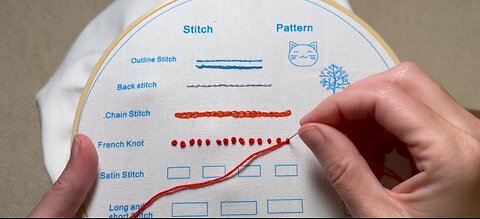 Embroidery (Lesson 4): French Knot