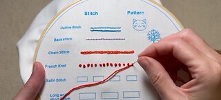 Embroidery (Lesson 4): French Knot