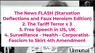 Liberty Conspiracy LIVE 7-31-25 Starvation, Trump, Gaza, Tariffs, Medical Data