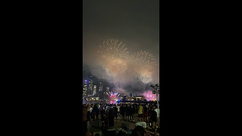 🎆 Fireworks Over New York Skyline | Stunning NYC Night View 🌆🗽