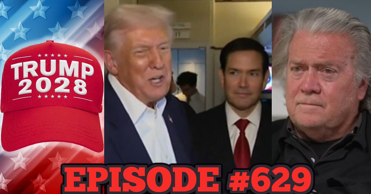 EP 629: TRUMP 2028! WILL TRUMP SERVE A 3RD TERM BY RUNNING AS VP OR BY PROVING HE WON 2020?
