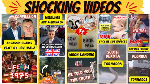 Shocking Videos! Compilation of Videos that will blow your mind