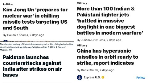In The News: TIME OF WAR!!