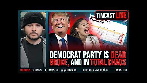 Democrats ARE BROKE, Party Donors FLEE As Approval Hits RECORD LOW