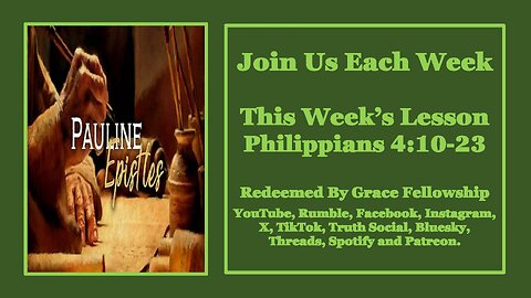 The Pauline Epistles - Philippians 4:10-23