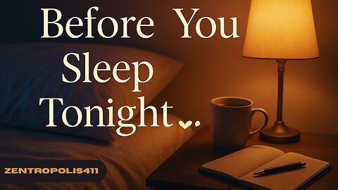 Talk to Yourself Like This Before Bed Tonight