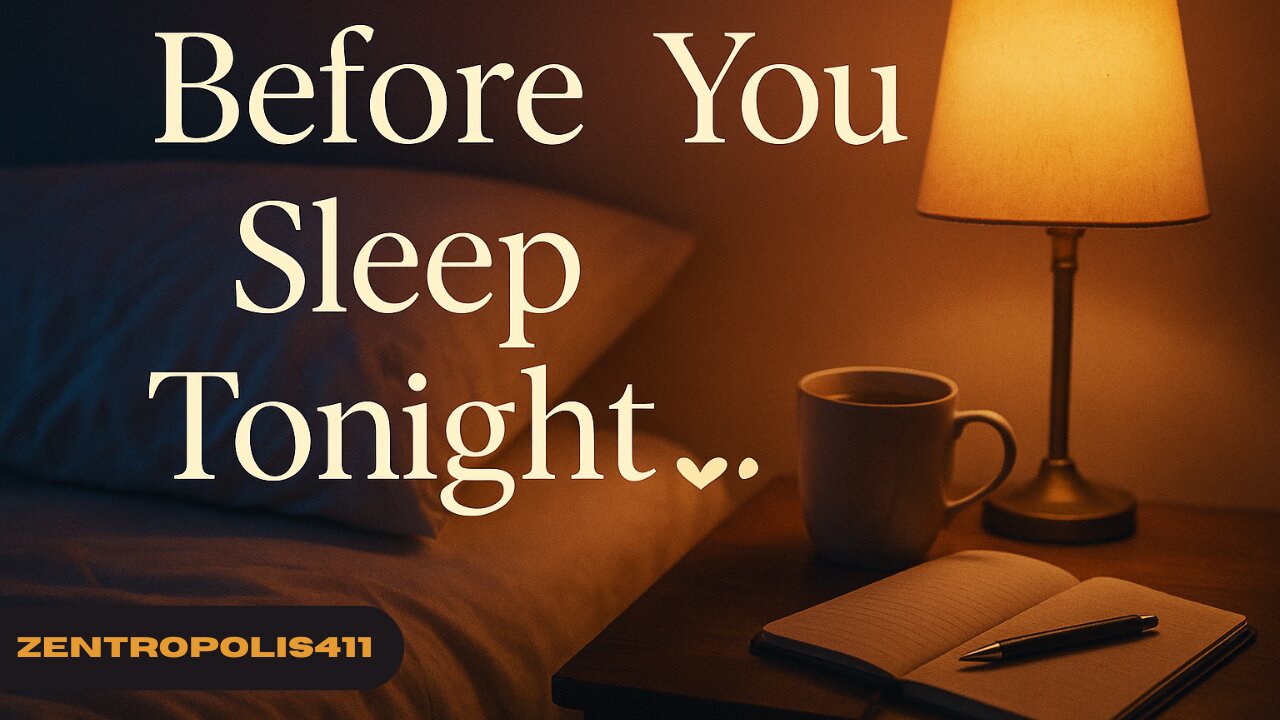 Talk to Yourself Like This Before Bed Tonight