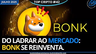 Top Cripto "Julho 2025" (Edição #42) Bonk: O Meme Cresceu, se Profissionalizou — e Agora é Testado.