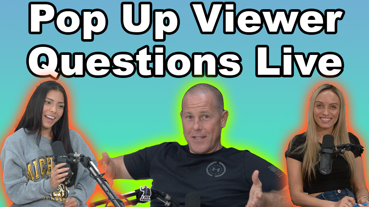 Pop Up Viewer Questions Live Stream 1