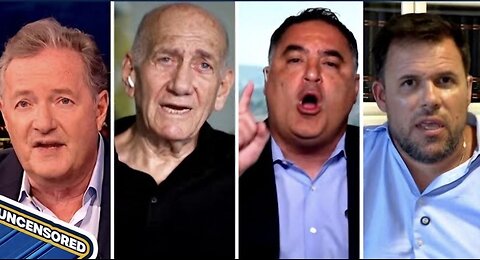‘Should Be In The HAGUE’ Ehud Olmert on Netanyahu | Plus Cenk Uygur vs Jonathan Conricus