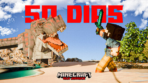 Sobreviví 50 Días en una Isla Jurásica – Una Película Cinemática de Minecraft