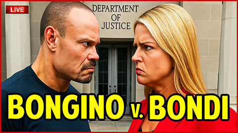 🔴 Bondi Is Out at DOJ! But Will Bongino Stay?!
