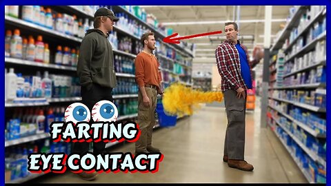 Farting with Eye Contact Again ! 👀 Funny Fart Prank ! 🤣