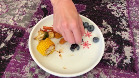 COLOURFUL LUNCH || Including colours and variety in my nineteen-month-old toddler's meals ||