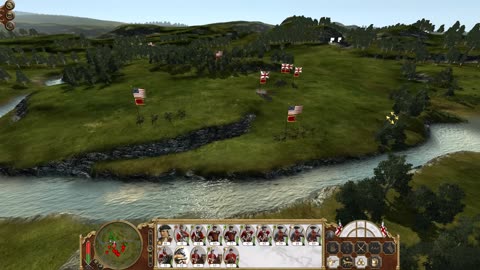 Empire Total War - Battle of Brandywine Creek Part 2 Gameplay