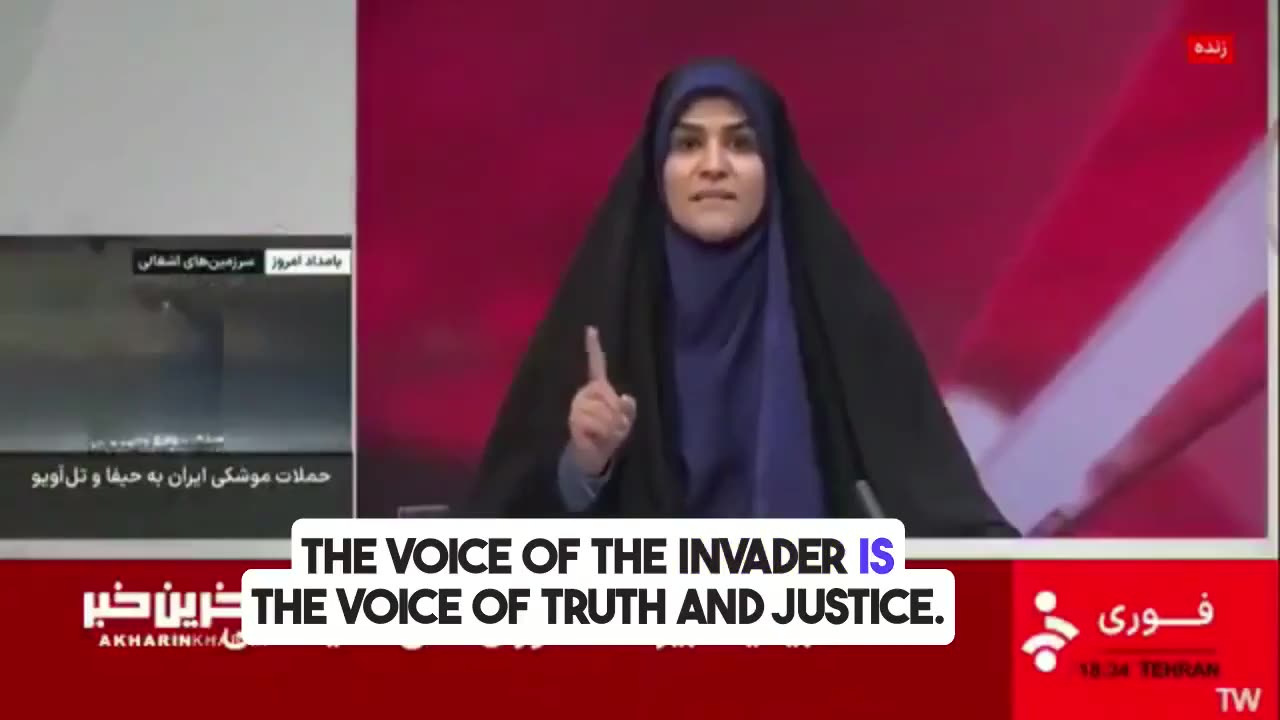 🚨 BREAKING: The moment the Iranian TV station was hit live on air
