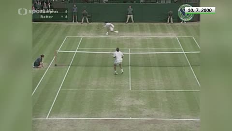 Wimbledon 2000 finále - Sampras vs Rafter