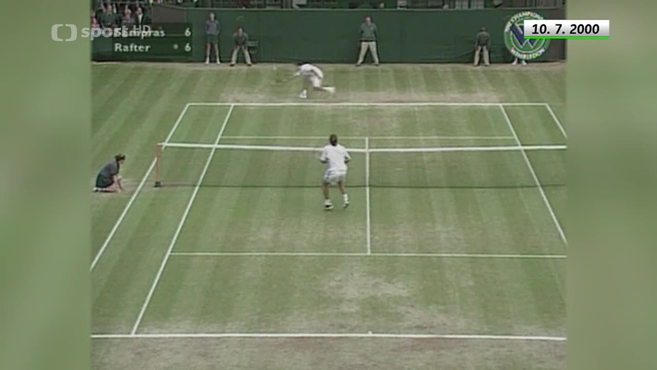 Wimbledon 2000 finále - Sampras vs Rafter
