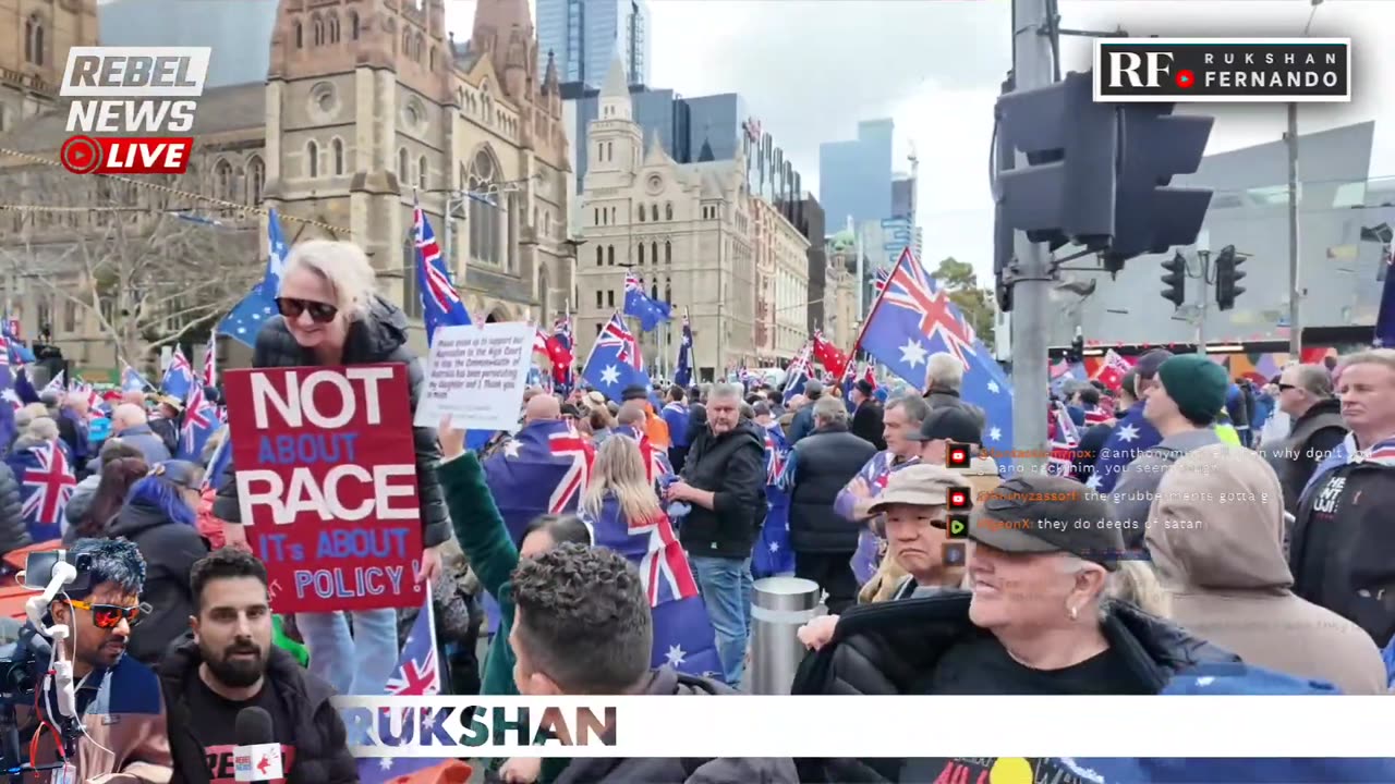 06-March for Australia_Melbourne_31/08/2025_Rebel News Coverage Breakdown
