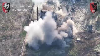 Ukrainian Drones Leveling Entire Buildings