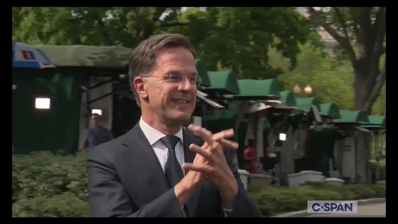 NATO Secretary General Mark Rutte Speaks to Reporters at the White House