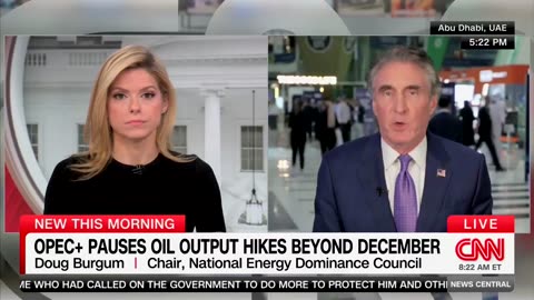 Interior Secretary Doug Burgum at ADIPEC 2025