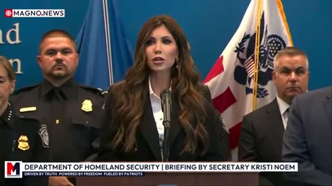🇺🇸 DHS Secretary Kristi Noem Briefs Media After CBP Agent Shot in Sanctuary New York City.