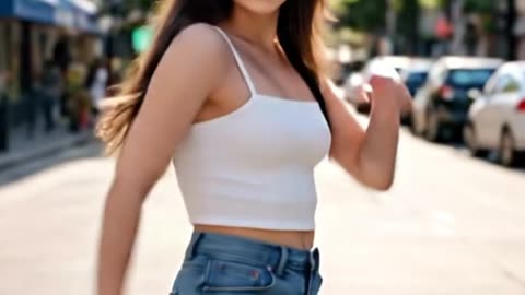Confident Girl Dances to Her Own Rhythm in the City | Zaya Bliss
