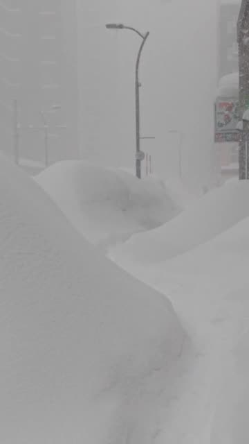 Japan: Today, Sapporo had the heaviest snowfall ever recorded for the month of January