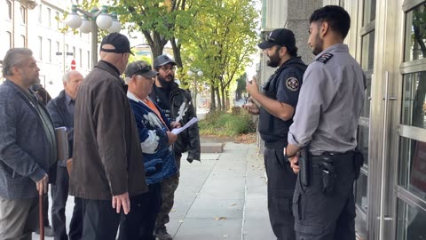 2025.10.15 KFN in Ottawa: Delivering AIN Declaration to the American Embassy