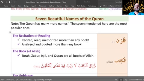 Beautiful Names of the Quran (Part A) - The Story of the Quran | Easy Intro to Quranic Sciences
