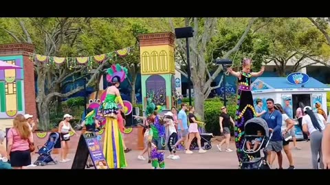 Sea World Mardi Gras 2025 #seaworldorlando #themepark