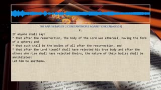 2 Constantinople - Anathemas 10-11