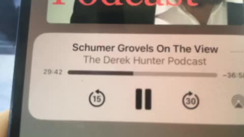 Derek Hunter 03/20/25 p 03 Chuck Shumer & Joy Behar on NBC the view show