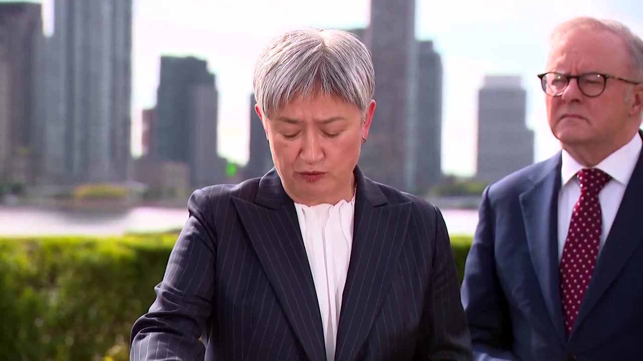 Australia formally recognizes Palestine, Hamas must have no role