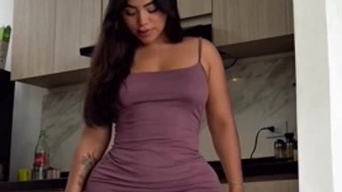 Beautiful young Latin girl with a big ass